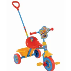 Triciclo per Bambini con Maniglia Regolabile Paw Patrol Ruote EVA