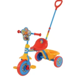 Triciclo per Bambini con Maniglia Regolabile Paw Patrol Ruote EVA