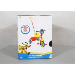Triciclo per Bambini Maniglia Regolabile Topolino Disney Ruote EVA