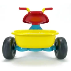 Triciclo Primi Passi per Bambini Topolino Disney 3 Ruote 2 Cestini