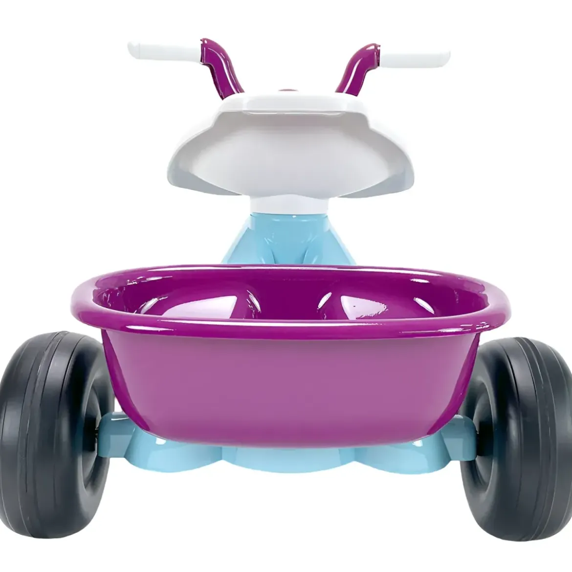 Triciclo Primi Passi per Bambini Frozen Disney 3 Ruote 2 Cestini