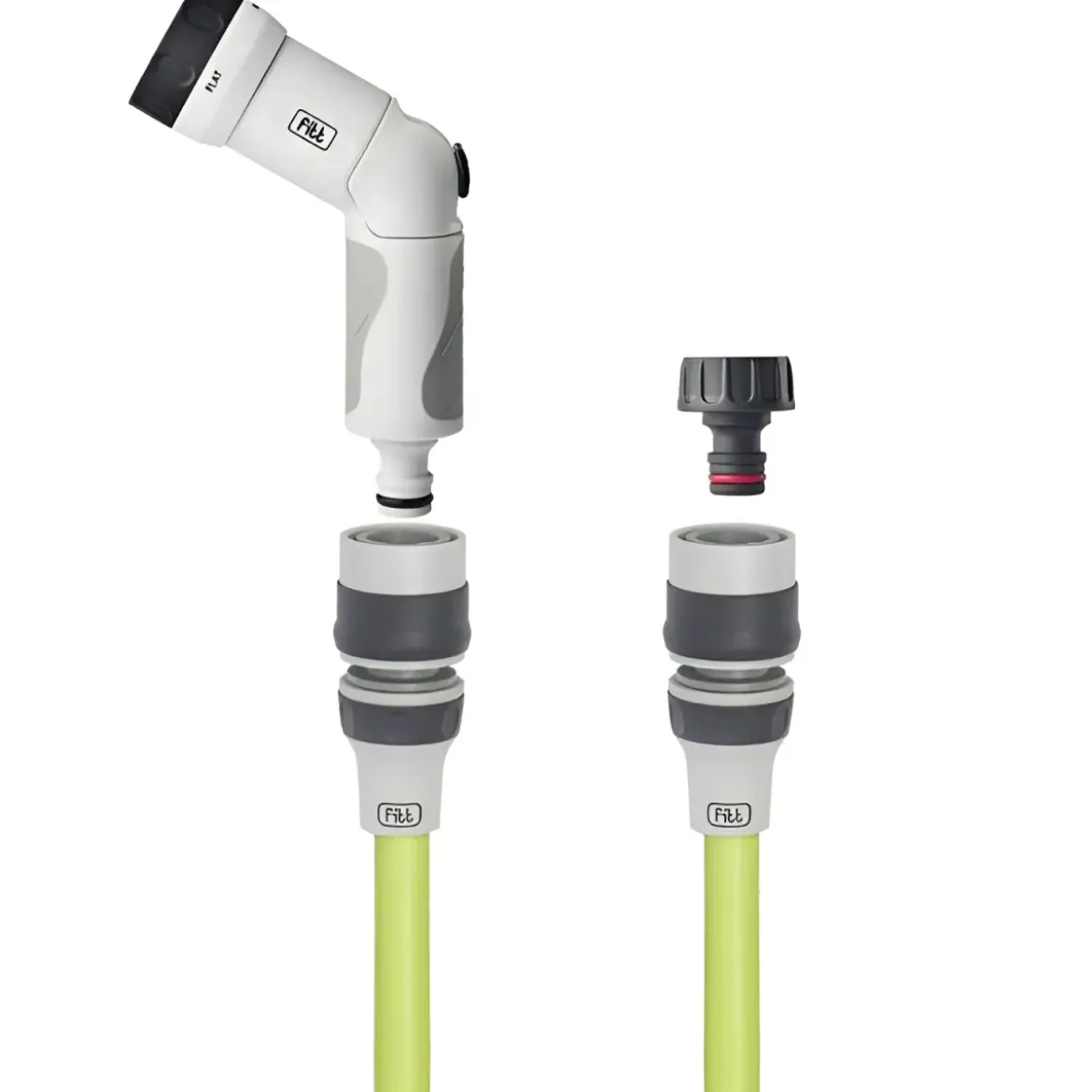 Tubo da Giardino Estensibile 15 m con Pistola per Irrigazione Multigetto