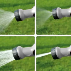 Tubo da Giardino Estensibile 15 m con Pistola per Irrigazione Multigetto