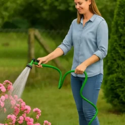 Tubo Estensibile da Giardino 10-30 m con Pistola a 8 Getti Irrigazione