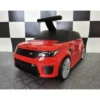 Valigia da Viaggio 2 in 1 Auto Range Rover Rossa Cavalcabile per Bambini