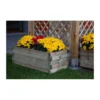 Vaso Fioriera in Legno 120x40 Rettangolare Cassetta Balcone Giardino Portavaso