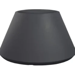 Vaso in Resina Antracite Rotazionale 60x35 cm Resistente Raggi UV