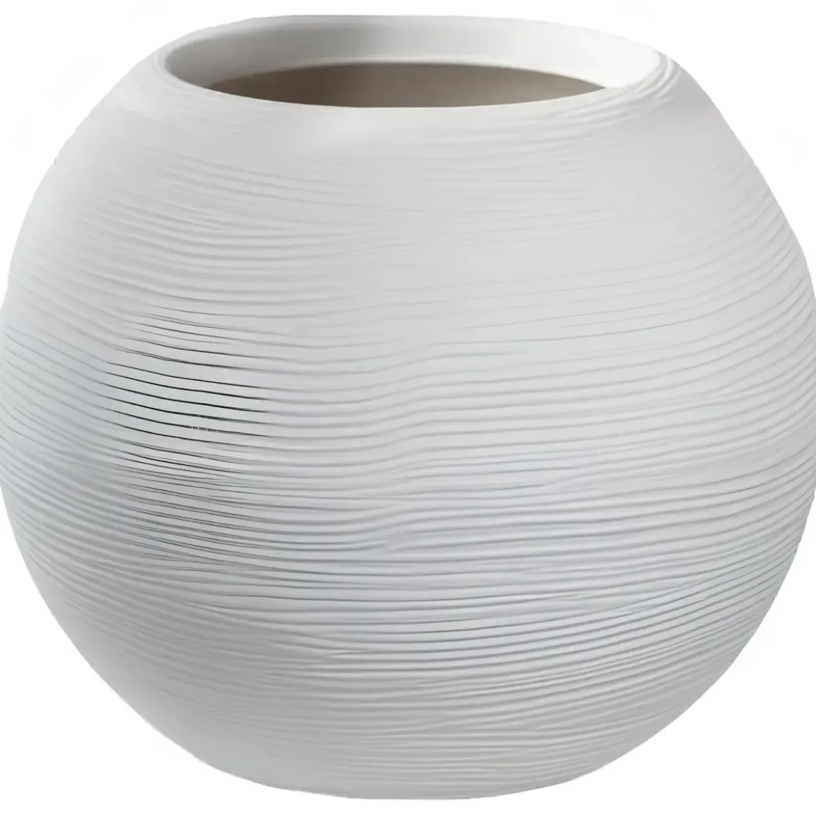 Vaso in Resina Bianco 40x33 Rotazionale da Interno Esterno Atossico
