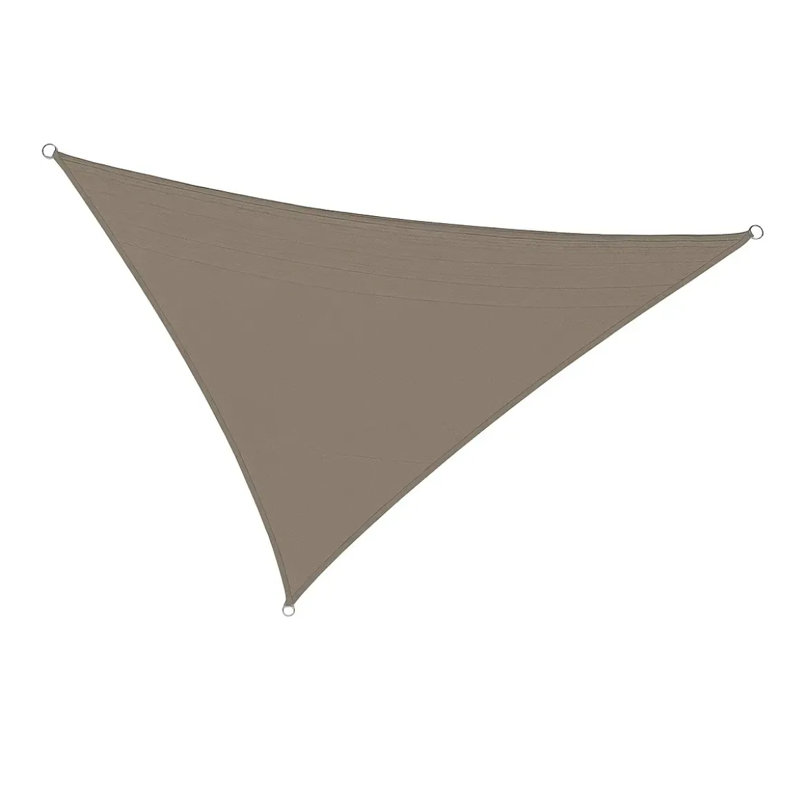 Vela Ombreggiante Triangolare 3x3x3 m Tortora per Giardino e Terrazzo