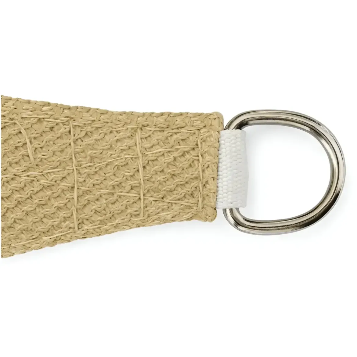 Vela Ombreggiante Triangolare 3x3x3 m Beige per Giardino e Terrazzo