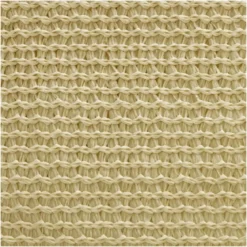 Vela Ombreggiante Triangolare 3x3x3 m Beige per Giardino e Terrazzo