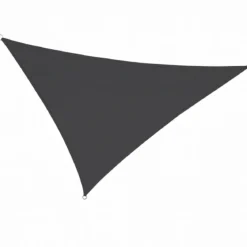 Vela Ombreggiante Triangolare Antracite 3,6x3,6x3,6 m Anelli in Acciaio
