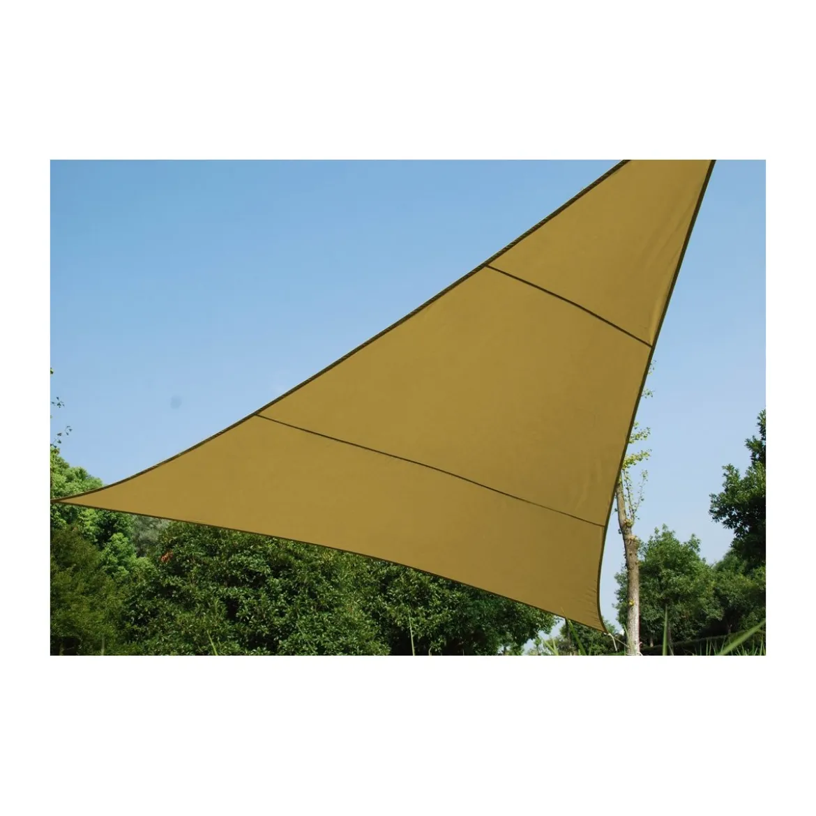 Vela Telo Ombreggiante 5x5 Triangolare Giardino Ombra Sole Tenda Parasole in PVC
