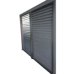 Veneziane in Alluminio 2 Pannelli per Pergola Bioclimatica Lato 3 m
