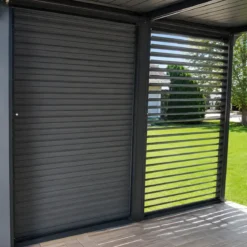 Veneziane in Alluminio 2 Pannelli per Pergola Bioclimatica Lato 3 m