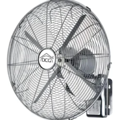 Ventilatore a Parete 60W 4 Pale Acciaio DCG 3 Velocità Telecomando