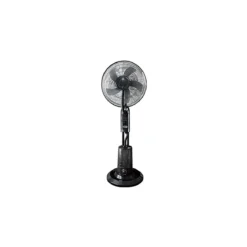 Ventilatore a Piantana da Pavimento Velocità Pale Umidificatore Ultrasuoni Timer
