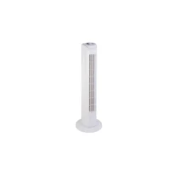 Ventilatore a Torre Colonna Oscillante Ventola da Pavimento Senza Pale Bianco