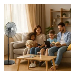 Ventilatore da Pavimento con Display Touch 3 Velocità Regolabile