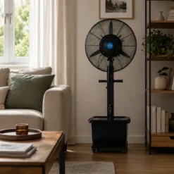 Ventilatore da Pavimento Nebulizzatore DCG 260W 41L 3 Velocità Nero