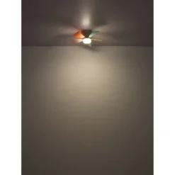 Ventilatore da Soffitto con Luce CCT Regolabile Bianco 5 Pale Colorate