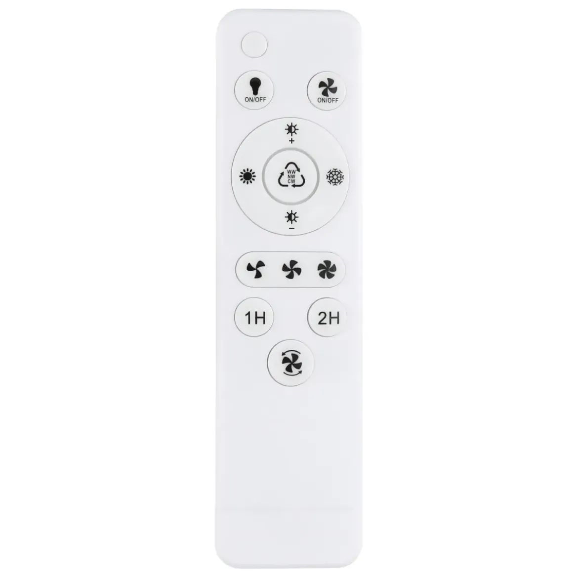 Ventilatore da Soffitto con Luce LED Nero Moderno 30W Telecomando
