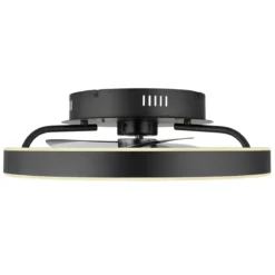 Ventilatore da Soffitto con Luce LED Dimmerabile Nero Opale Telecomando