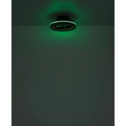 Ventilatore da Soffitto con Luce Nero LED RGB Dimmerabile Telecomando