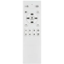 Ventilatore da Soffitto con Luce Nero LED RGB Dimmerabile Telecomando