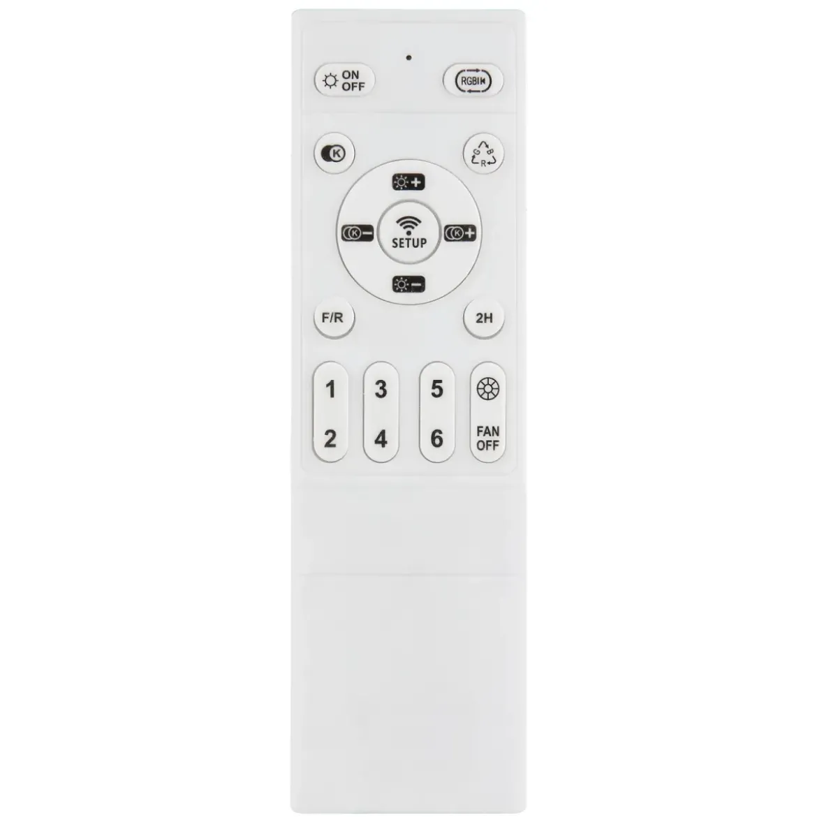 Ventilatore da Soffitto con Luce Nero LED RGB Dimmerabile Telecomando