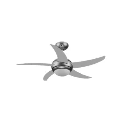 Ventilatore da Soffitto con Luce e Telecomando 5 Pale Moderno Lampada Lampadario