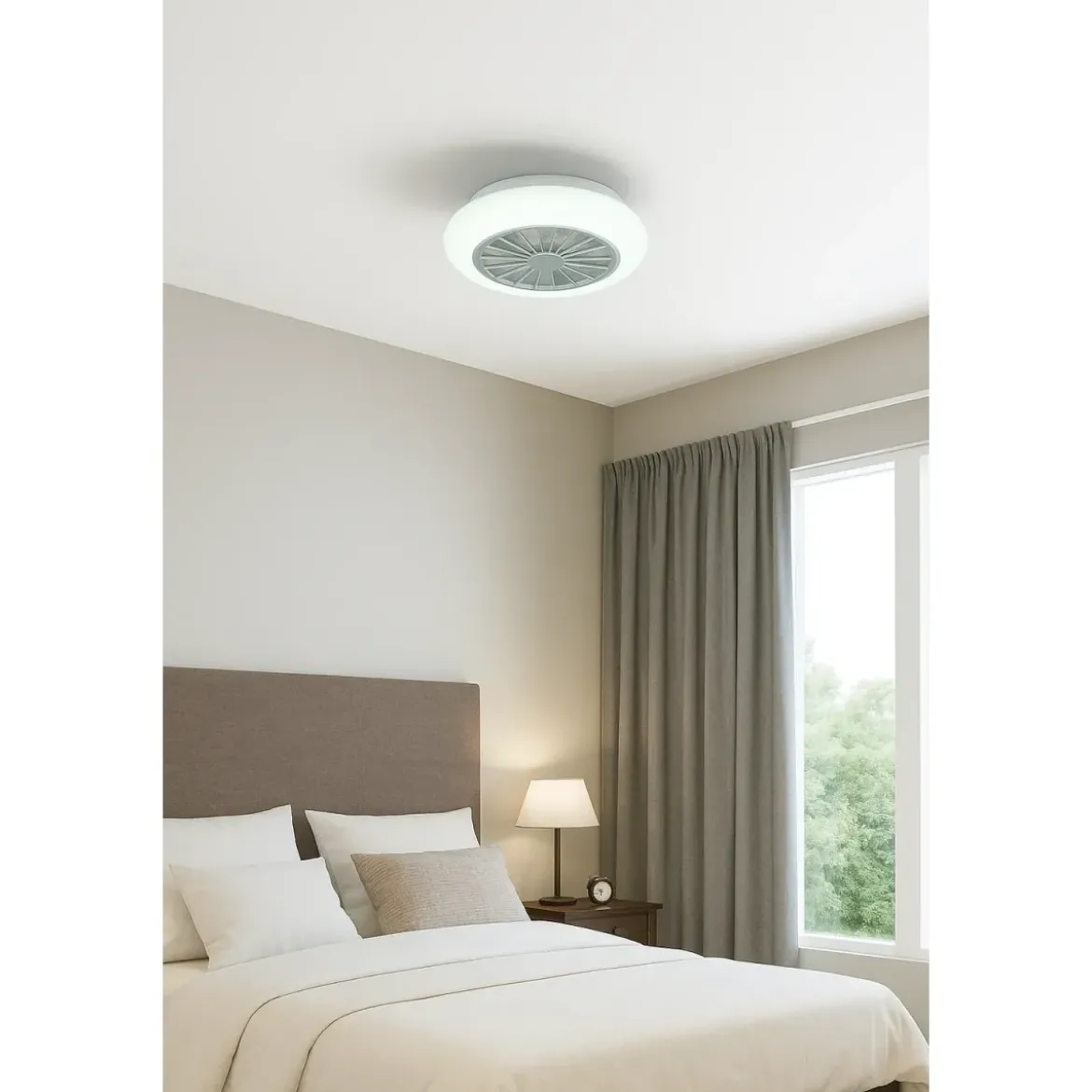 Ventilatore da Soffitto LED con Luce RGB Dimmerabile e Telecomando