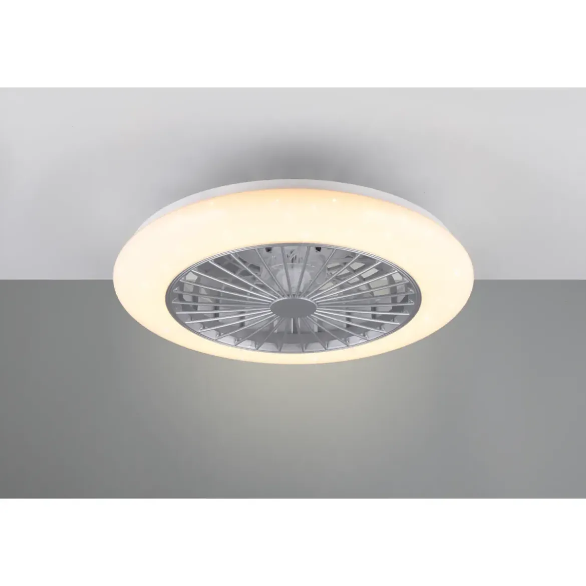 Ventilatore da Soffitto LED con Luce RGB Dimmerabile e Telecomando