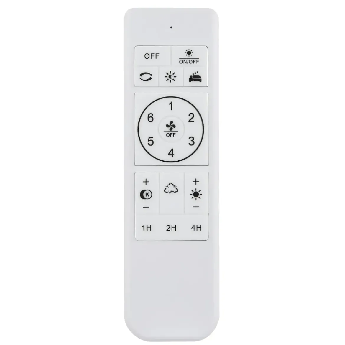 Ventilatore da Soffitto Plafoniera LED Dimmerabile 45 cm Bianco Nero