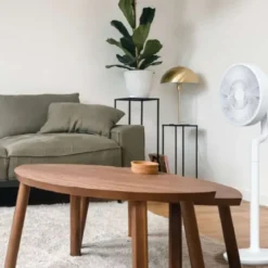 Ventilatore da Terra e Tavolo con Batteria 27 W WiFi e Telecomando