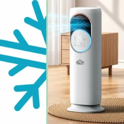 Ventilatore Nebulizzatore DCG Caldo 1800W Freddo 60W 3L Bianco Touch