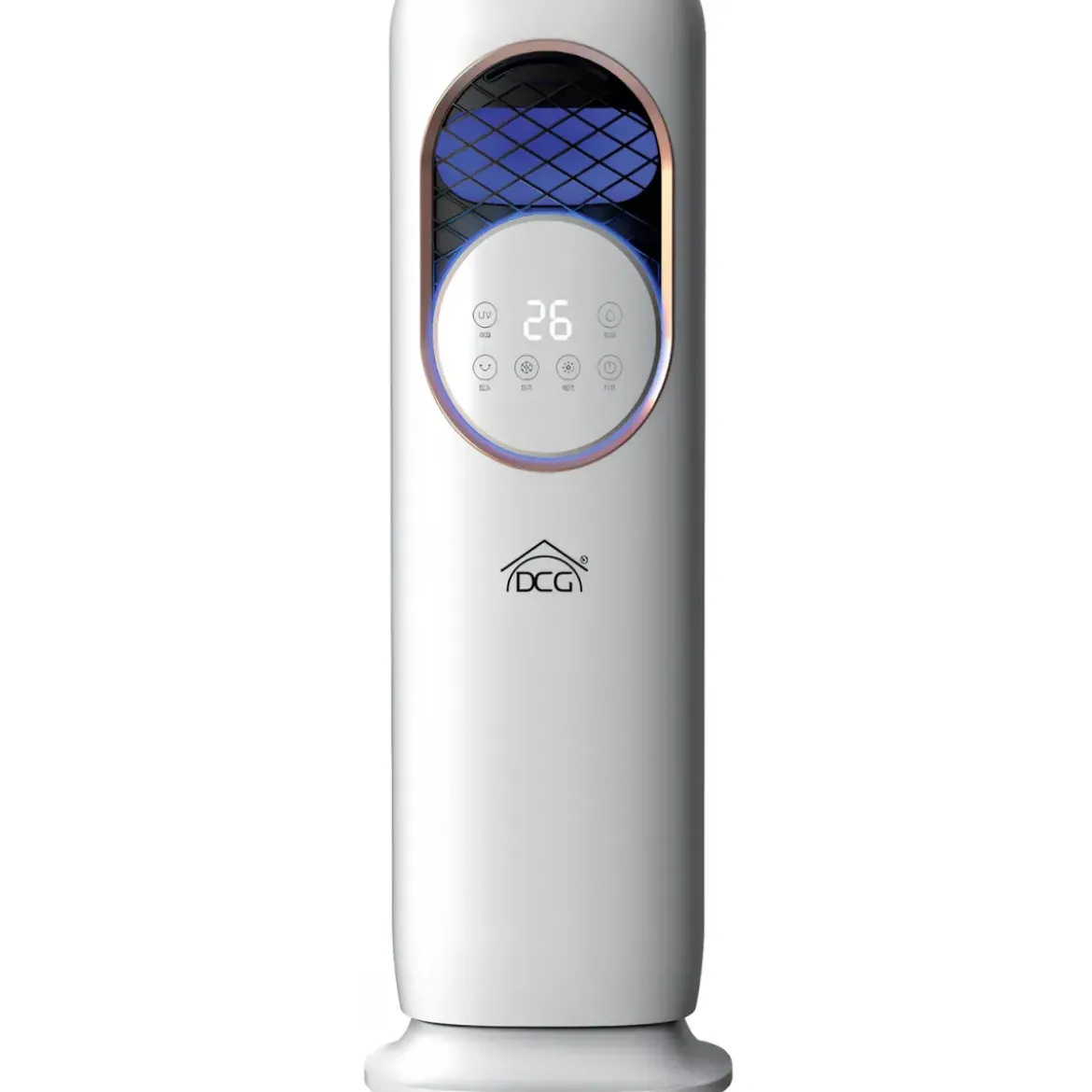 Ventilatore Nebulizzatore DCG Caldo 1800W Freddo 60W 3L Bianco Touch