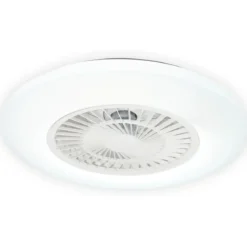 Ventilatore Plafoniera LED 45 W Zephir Luce RGB Telecomando 6 Velocità