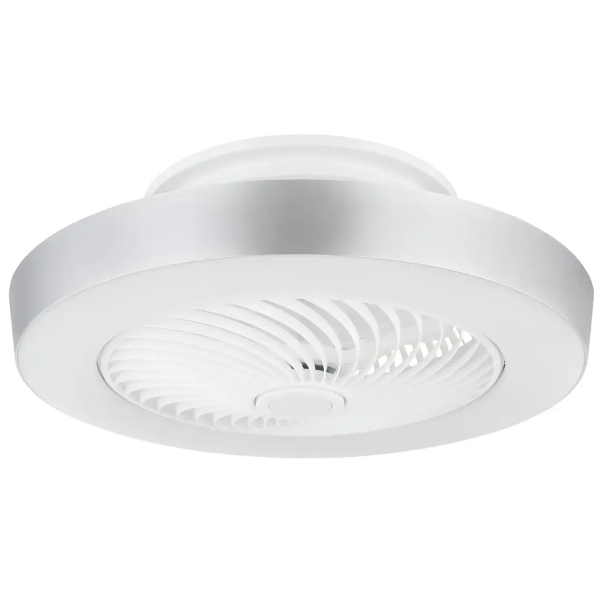Ventilatore Soffitto con Luce LED Dimmerabile Bianco Grigio Telecomando