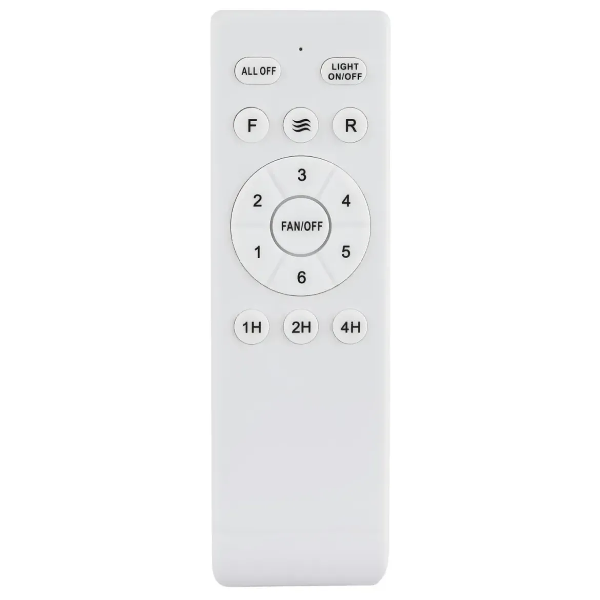 Ventilatore Soffitto con Luce Regolabile Nero Marrone 22W Telecomando