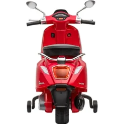 Vespa Sprint Elettrica per Bambini 12V Rossa Luci LED Moto Scooter