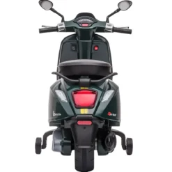 Vespa Sprint Elettrica per Bambini 12V Verde Luci LED Moto Scooter