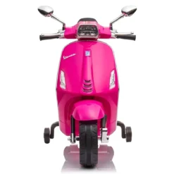 Vespa Sprint Elettrica per Bambini 12V Rosa Luci LED Moto Scooter