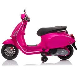 Vespa Sprint Elettrica per Bambini 12V Rosa Luci LED Moto Scooter