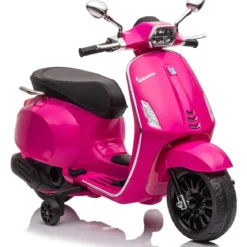 Vespa Sprint Elettrica per Bambini 12V Rosa Luci LED Moto Scooter