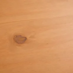 Vetrina Credenza da Salotto con 2 Ante in Legno Massello Bianco Rovere