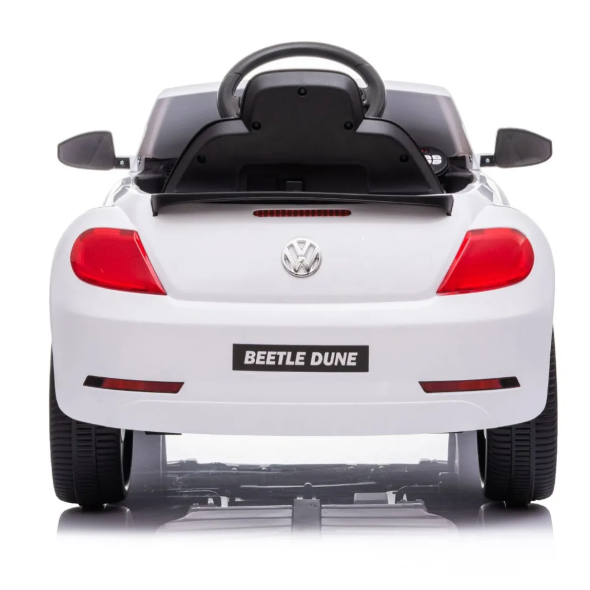 Volkswagen Beetle Bianco Auto Macchina Elettrica Bambini 12 V