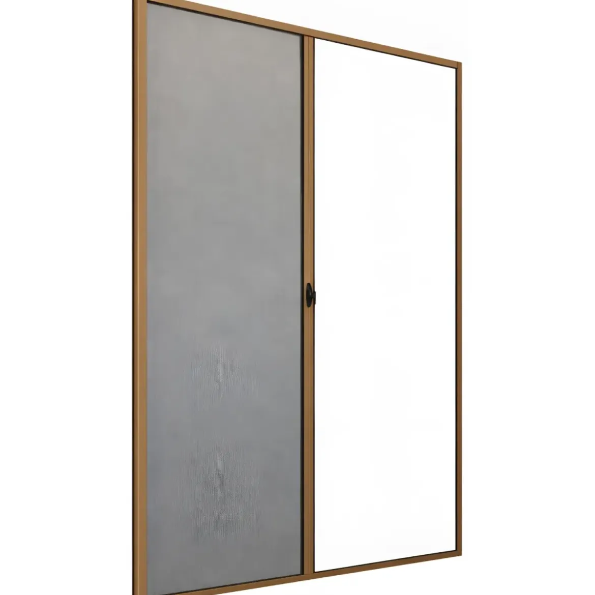 Zanzariera a Rullo Laterale per Porta Bronzo 150x250 Riducibile