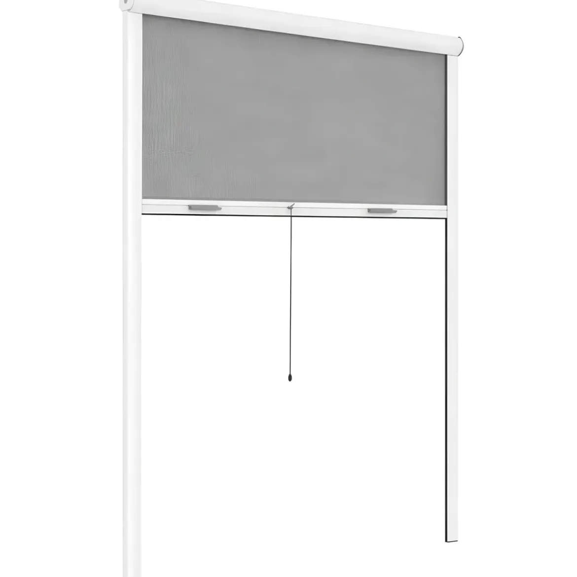 Zanzariera a Rullo Verticale 60x150 Riducibile in Alluminio Bianco
