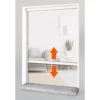 Zanzariera a Rullo Verticale 120x160 Riducibile in Alluminio Bianco
